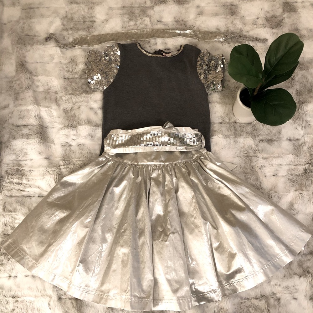 Mademoiselle Charlotte Top and Skirt Set